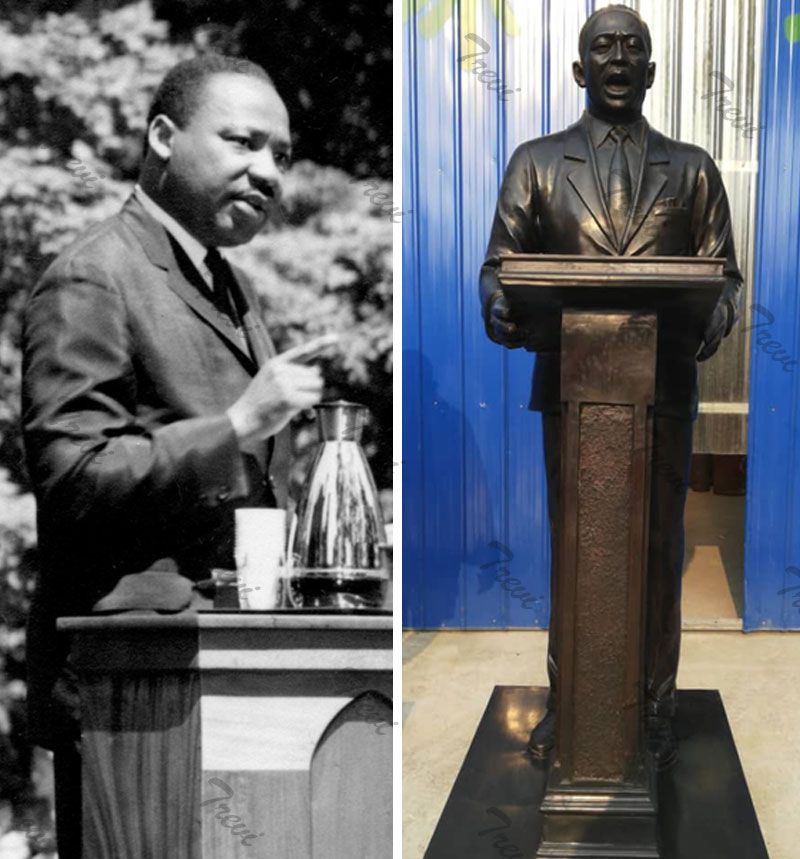 Order custom photo sculptures of Martin Luther King life size