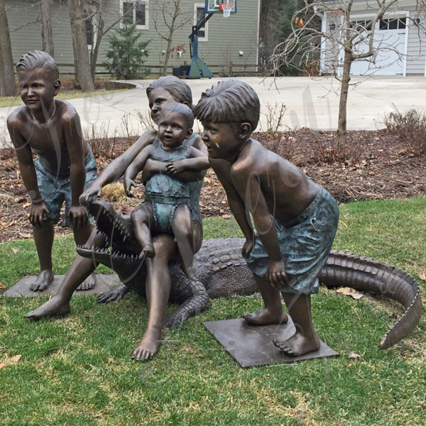 How much does custom made vintage children garden statues for sale