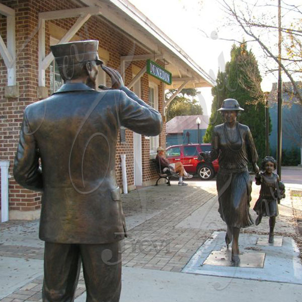 soldier sculpture contemporary bronze statue custom statue of yourself