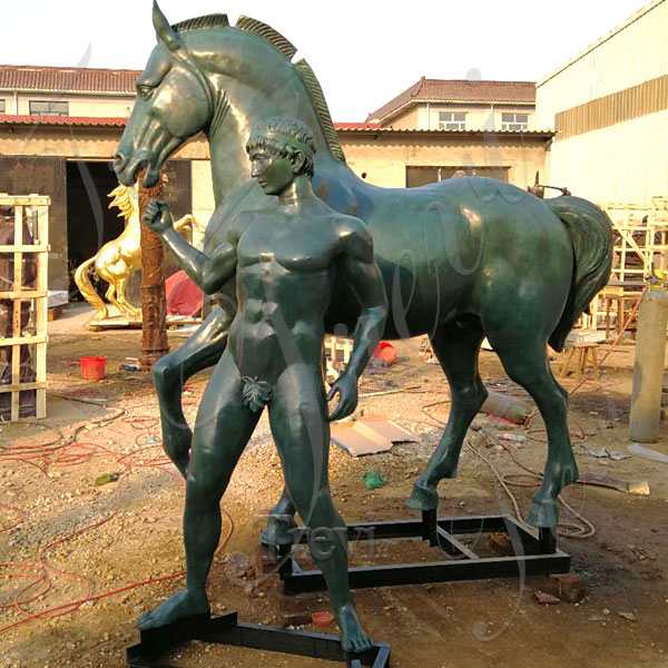 custom garden statues metal art soldier statue factory